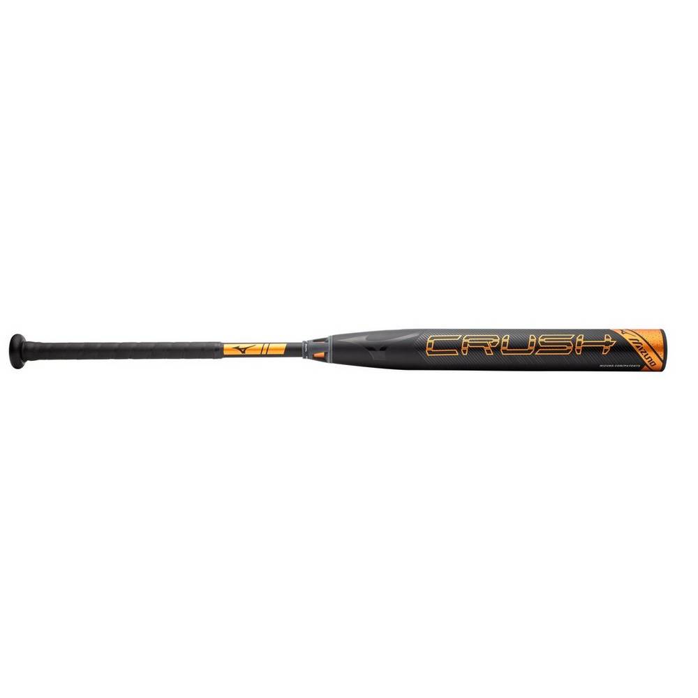 Panske Bejzbalova Pálka Mizuno 2021 CRUSH-END LOAD (ASA) Slow Pitch Čierne/Oranžové Vypredaj ESMW416